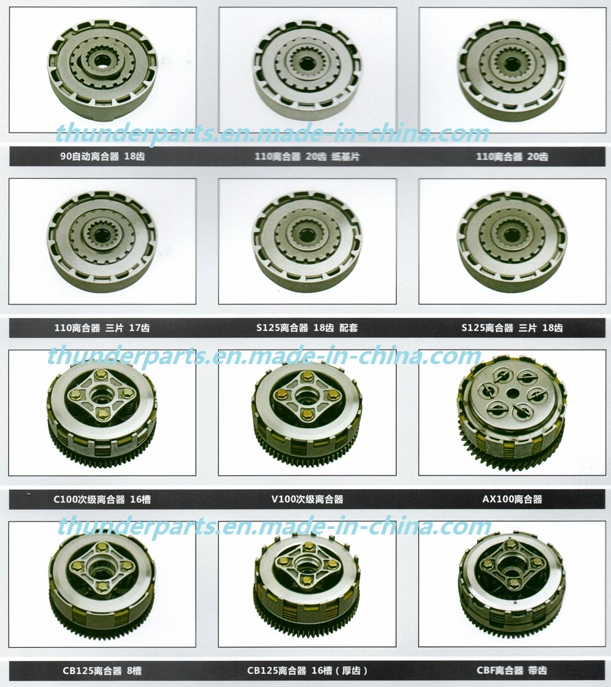 Motorcycle Center Clutch/Outer/Cover/Complete/Disc/Plates/Friccion/Paper/Start Clutch for Cg150/Cg200/Cg250