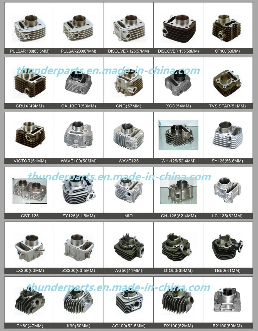 Motorcycle Cylinder Block Piston Kit Spare Parts for Honda/YAMAHA/Suzuki/Bajaj Motorcycles